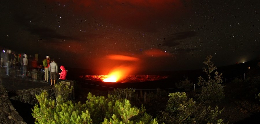 Halamaumau Crater Overlook at Kilauea Crater